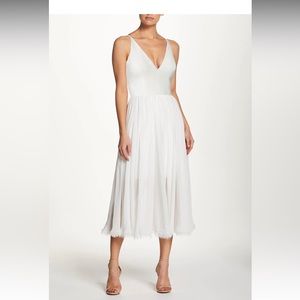 Dress The Population Alicia Midi Dress XL Off White New
